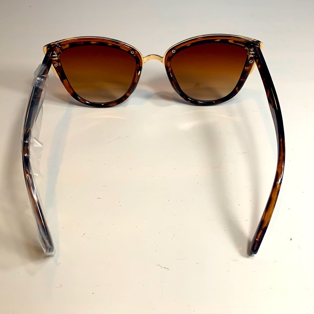 Cat Eye Sunglasses Brown / Leopard Sunnies - Picture 6 of 10